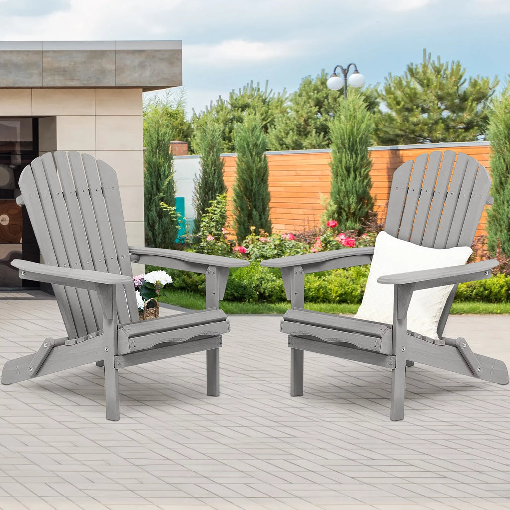 Folding Weather Resistant Adirondack Chair L619691