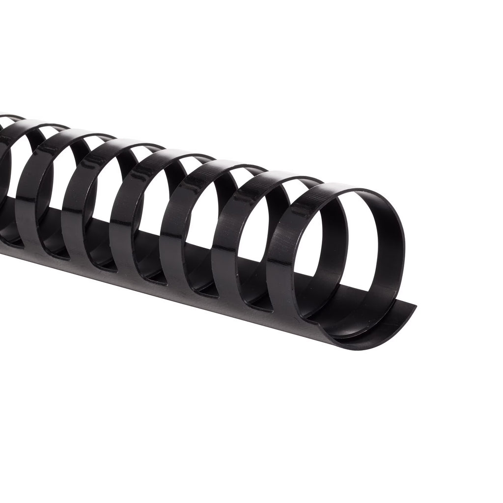 Black 50 Pack Binding Spines B521