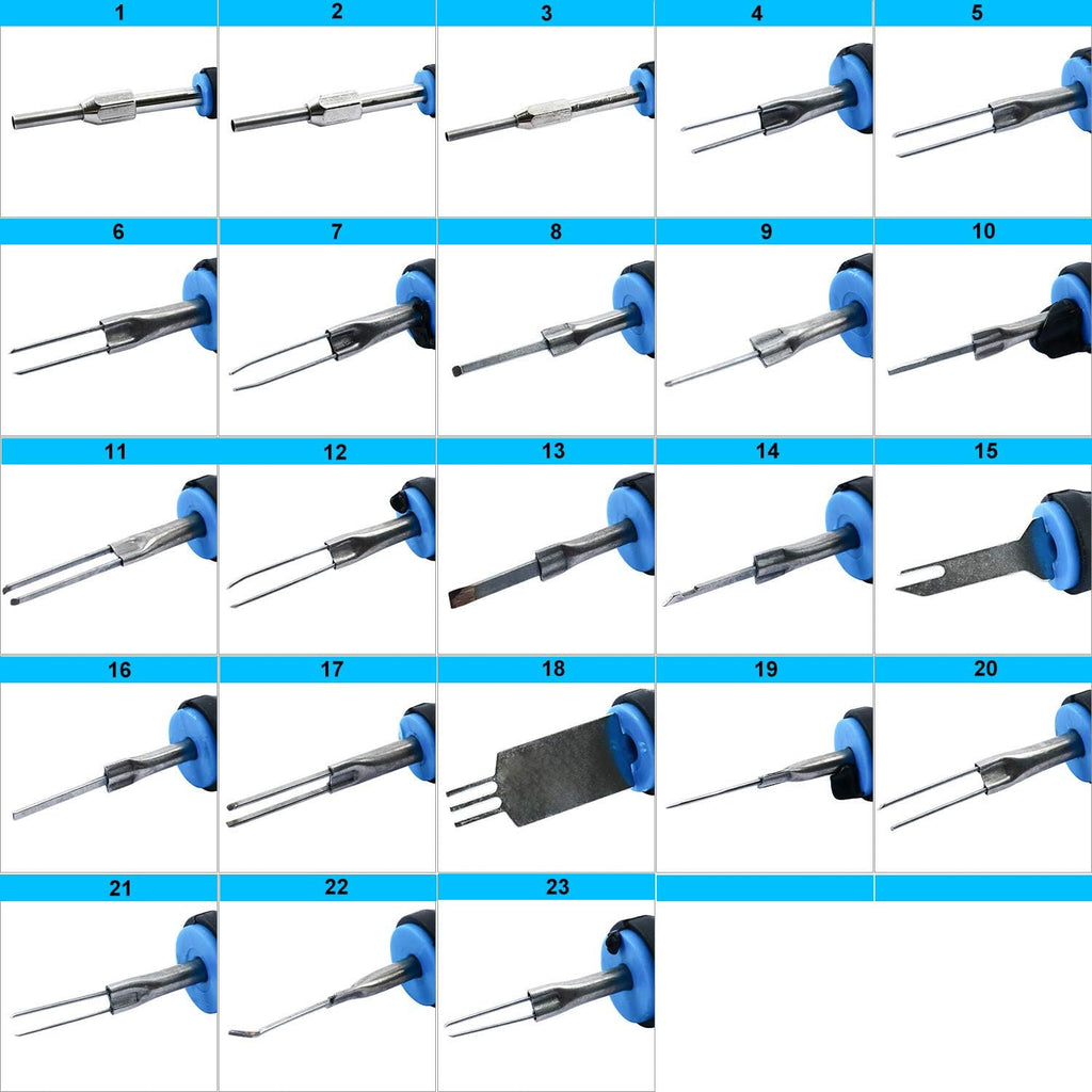 Terminal Release Kit 23PC Universal Connector Release Tool Pack of 2 M84817