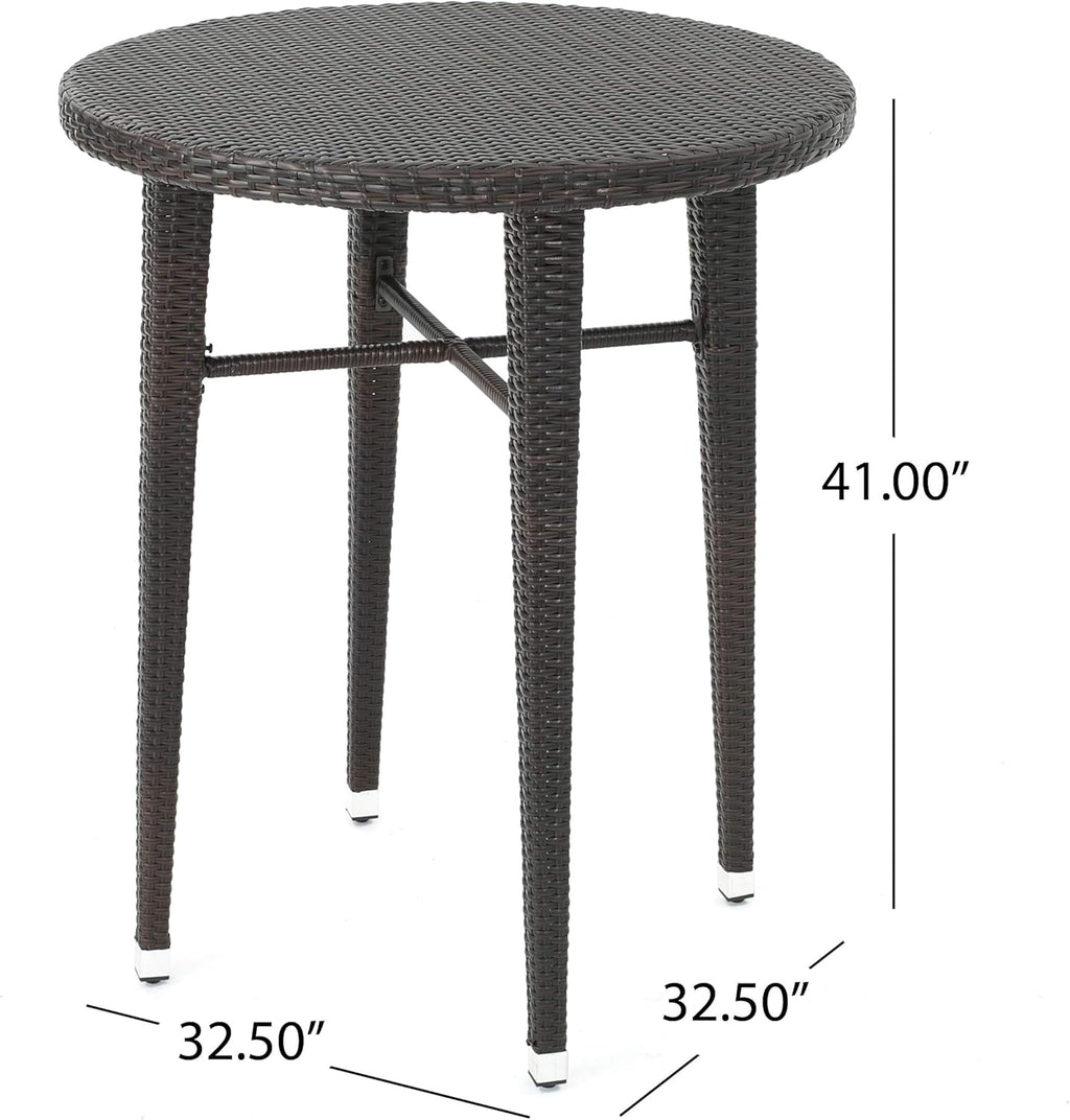 Round Wicker Bar Table U555