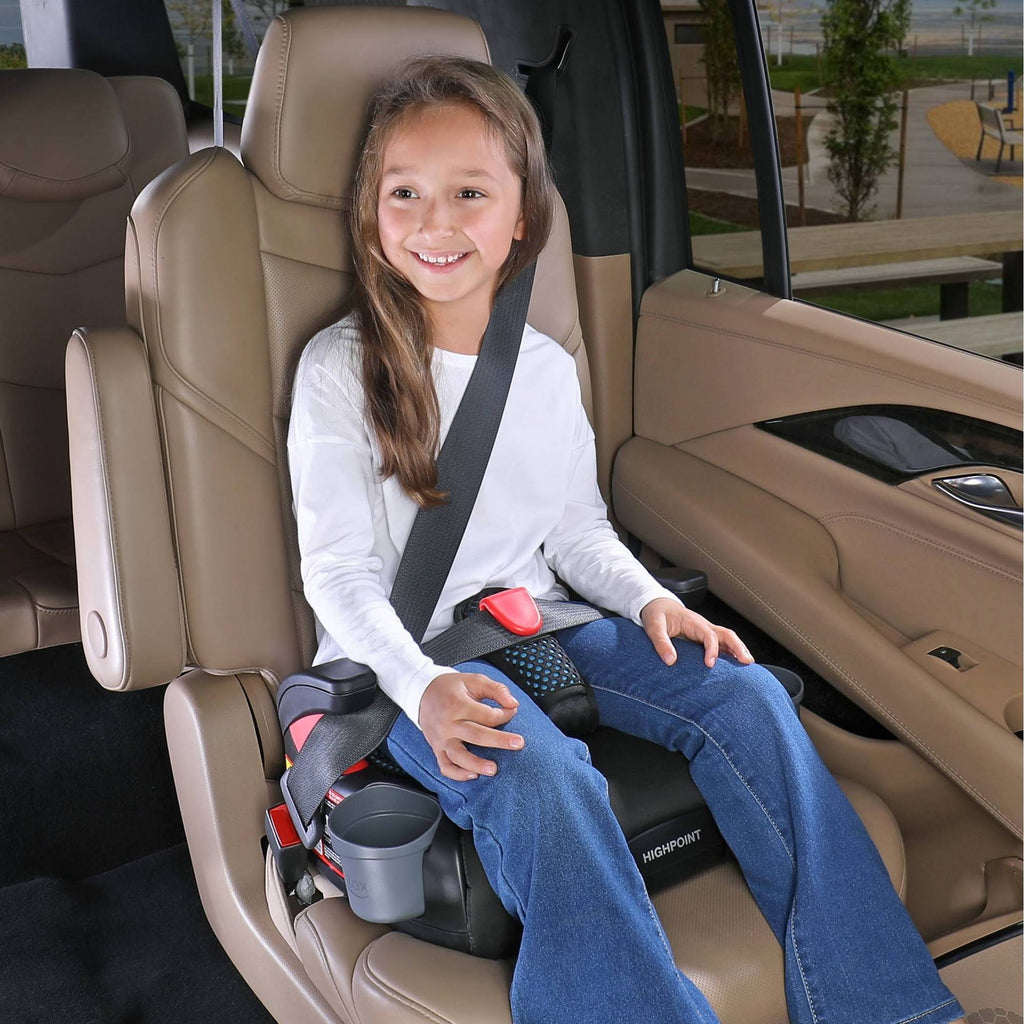 Cool Flow Grey Belt-Positioning Booster Car Seat M955