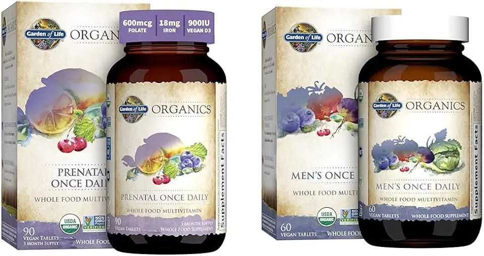 Prenatal Vitamin Folate Whole Food Multivitamin Tablets W91899