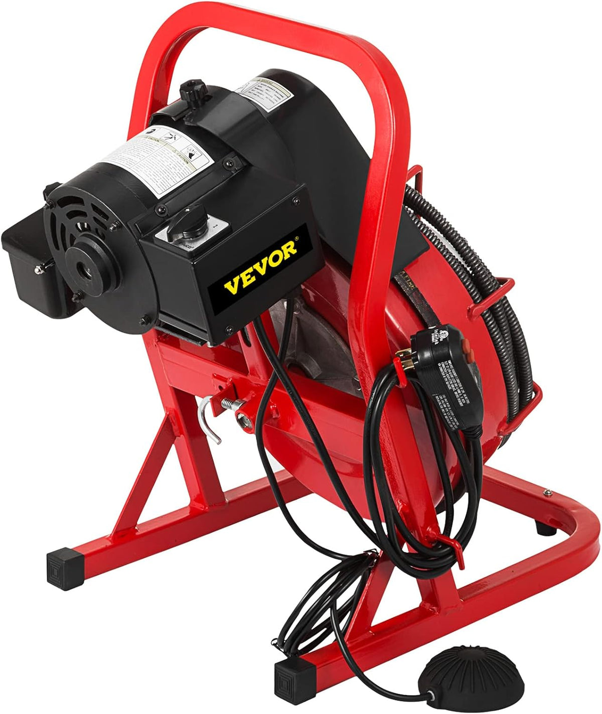 50 Ft x 1/2 Inch Drain Cleaning Machine with 4 Cutters H154458