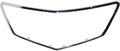 Chrome Plastic Grille Assembly with Clips C53765