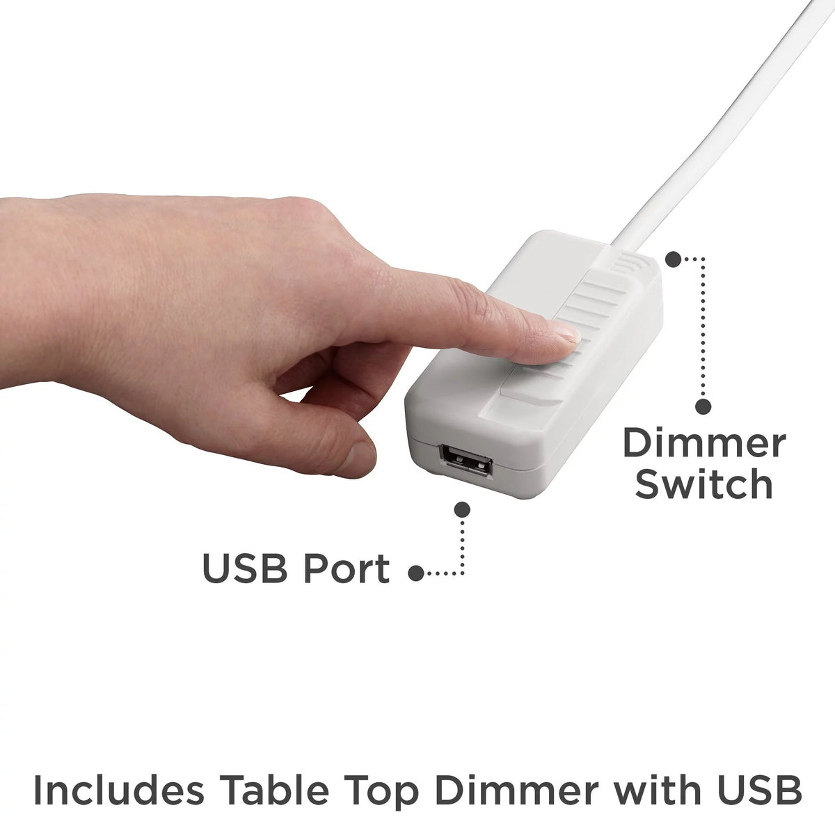 Traditional Table Lamp with White USB Dimmer Cord 37" Tall Bronze Golden Marbleized White Shade I876796