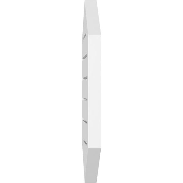 Vertical Peaked Surface Mount PVC Gable Vent U480153