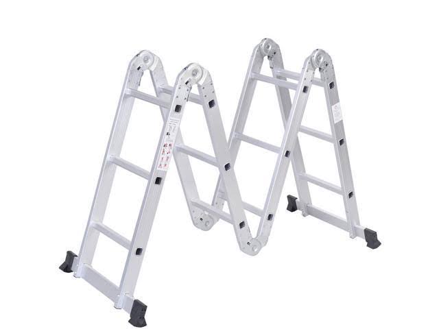 12.5 ft Aluminum Folding Scaffold Ladder K26308