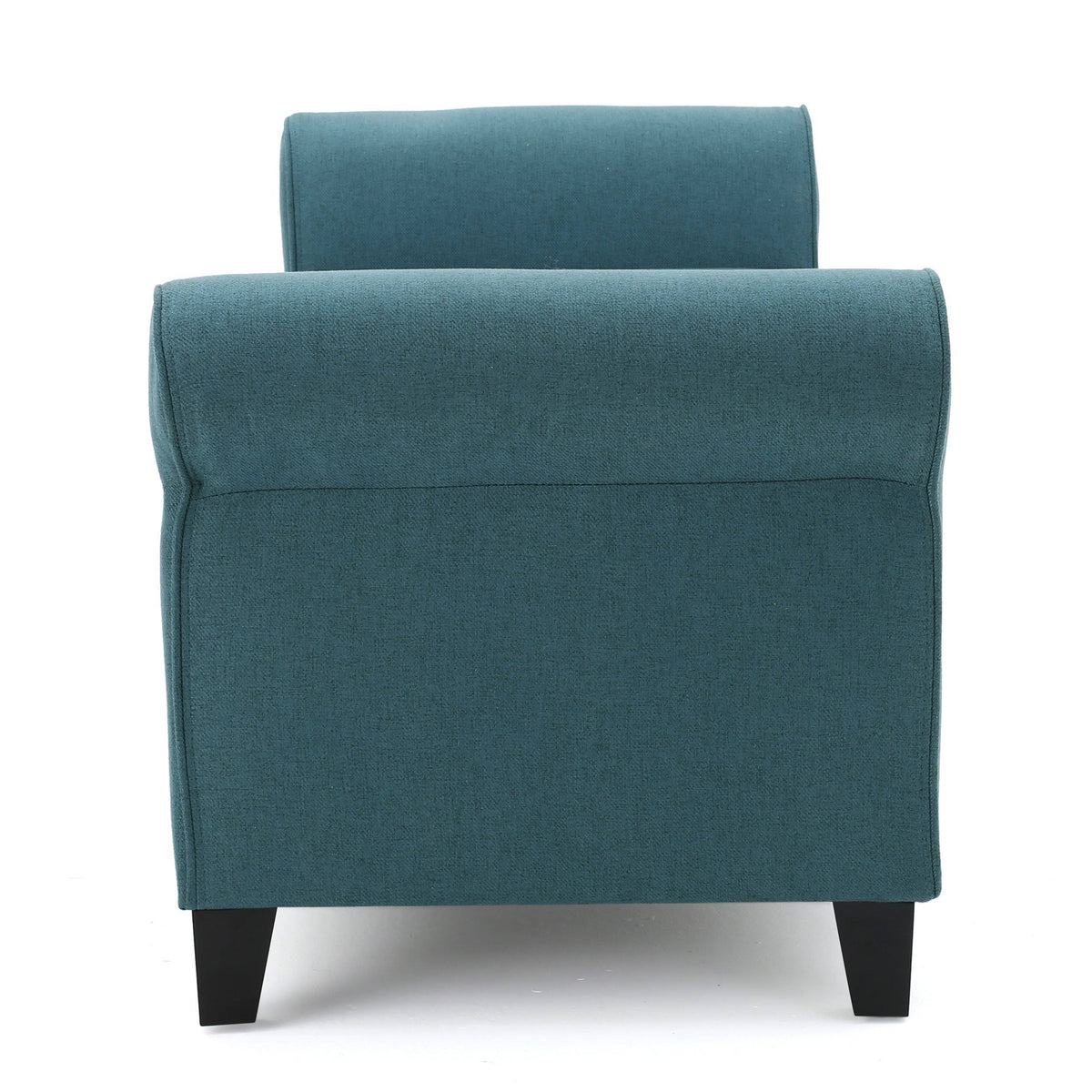 Light Blue Fabric Storage Bench H348