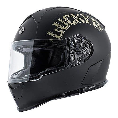Flat Black Full Face Helmet T687704