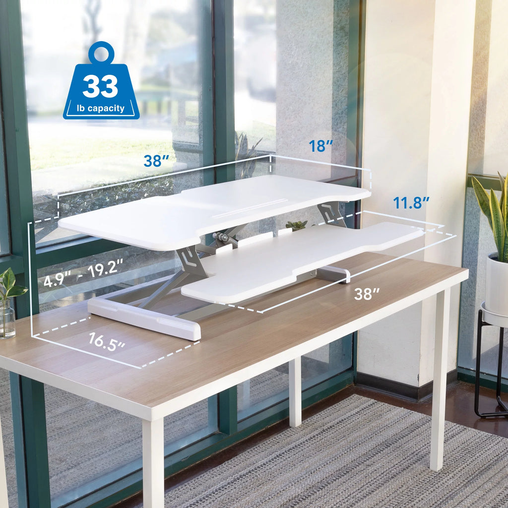 Extra Wide Sit Stand Desk Converter G339472