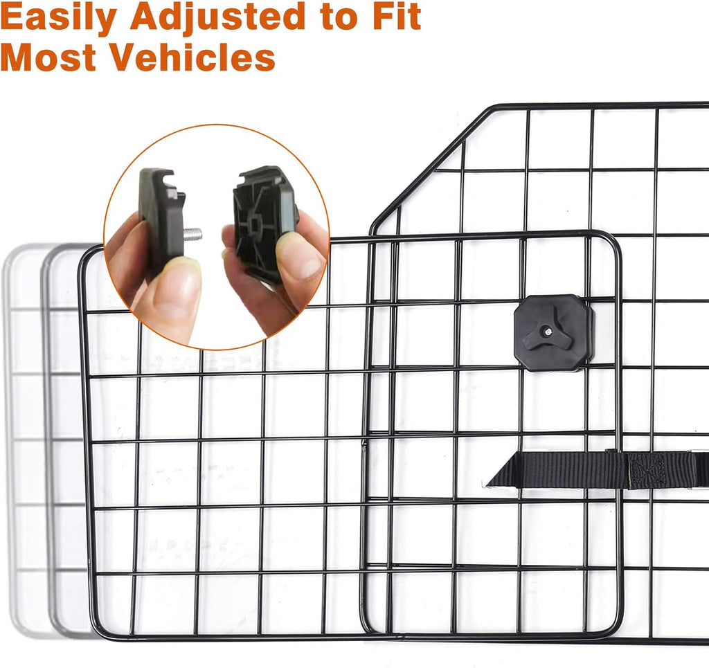 Dog Car Barrier for SUV, Extendable Metal Mesh Pack of 2 H6250