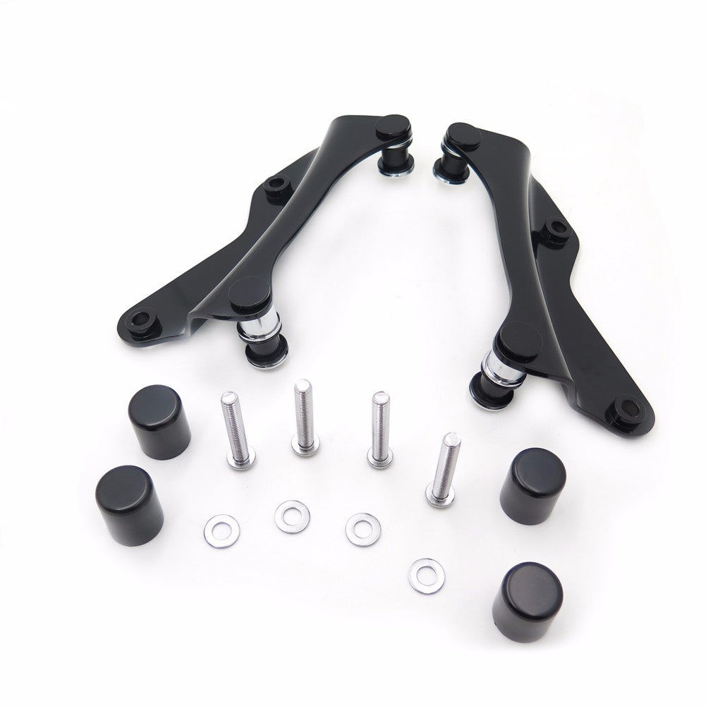 4-point Docking Hardware Kit with Cover Gloss Black T111