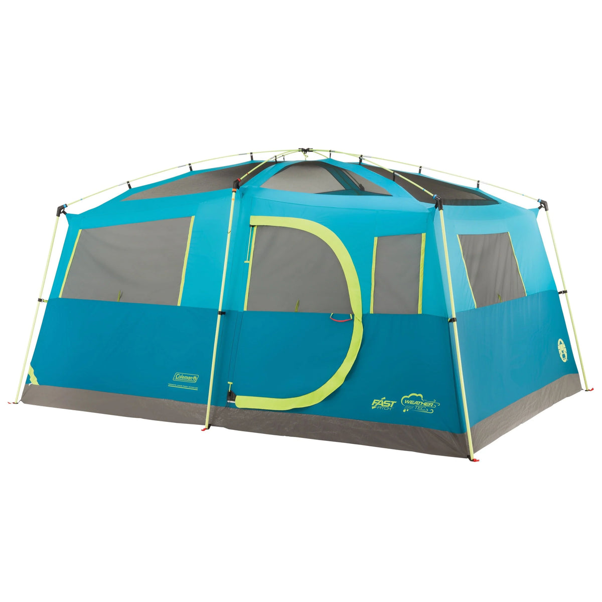 8-Person Light Blue Cabin Camping Tent I5937