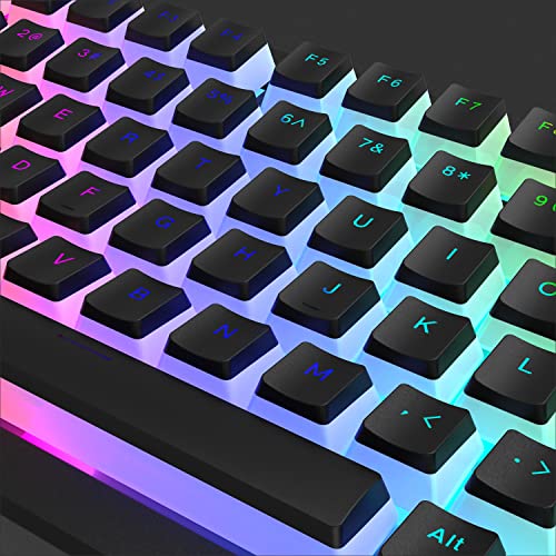 Black PBT Keycaps 165 Keys Set Q274