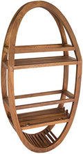 Oval Teak Shower Organizer S127