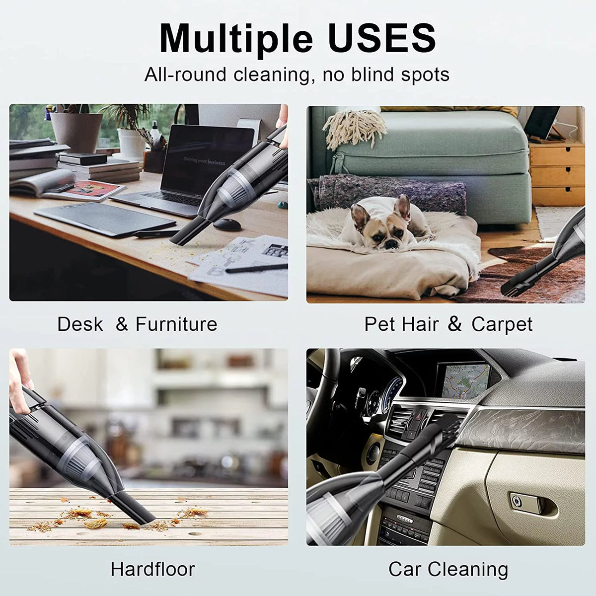 Cordless Handheld Vacuum Cleaner with Washable HEPA Filter A140
