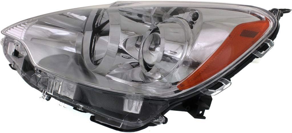 Passenger Side Headlight for Toyota Prius c 2012-2014 C8927