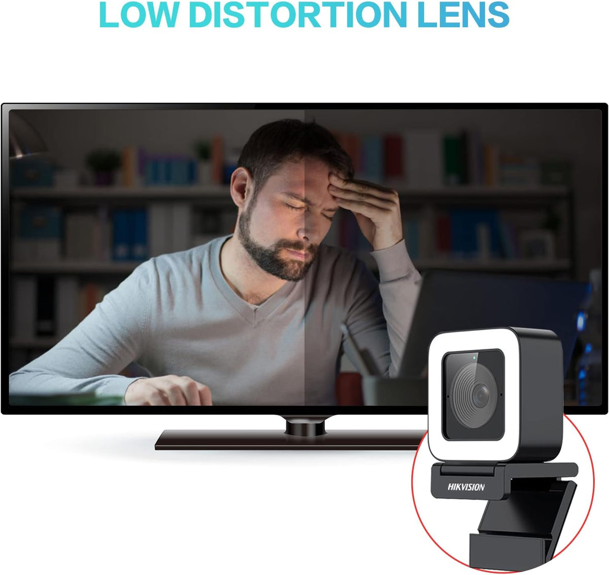 2K HD Webcam with Light Microphone, Autofocus, 30fps Type C USB2.0, with Tripod Q49204