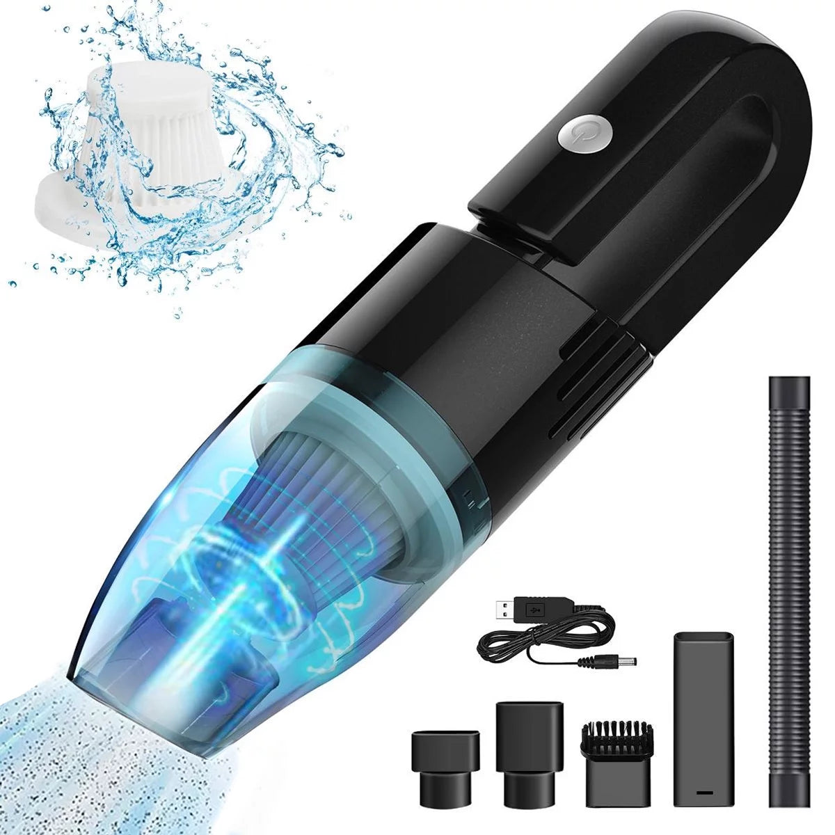 Cordless Handheld Vacuum Cleaner with Washable HEPA Filter A140