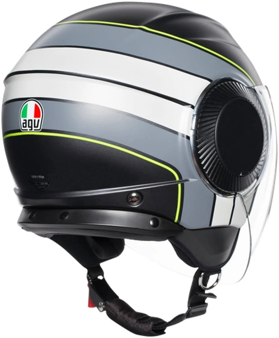 Matt Black / Grey / Yellow Fluo Helmet Size S O549828