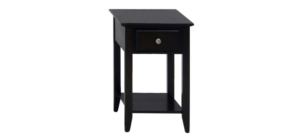 Espresso Chairside Table E74893