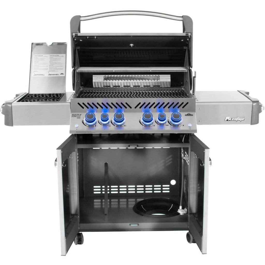Propane Gas Grill With Infrared Rear Burner And Infrared Side Burner K420046