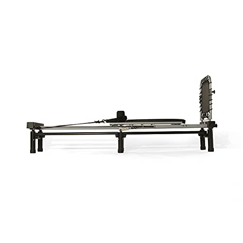 Black Pilates Reformer Workout Machine X13781