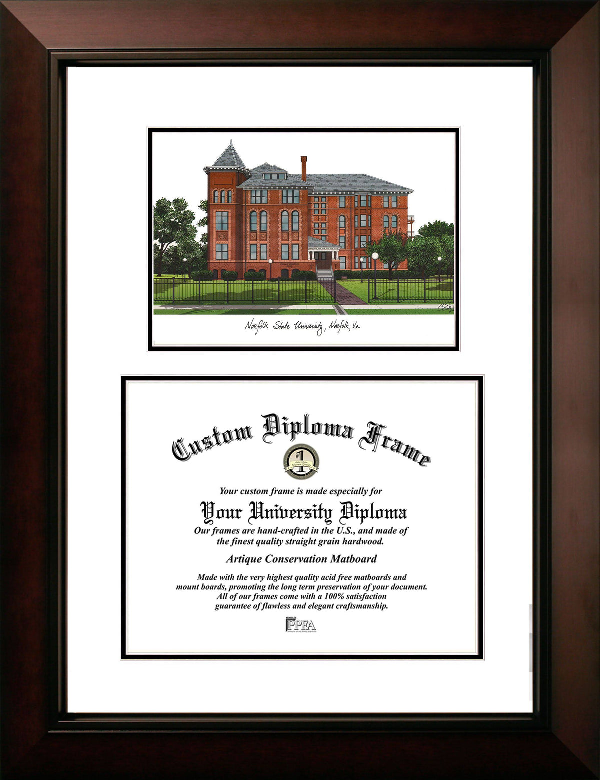 Satiny Diploma Frame G221223