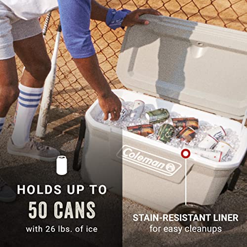 Insulated Rolling Cooler with Wheels, 100-Quart F2125