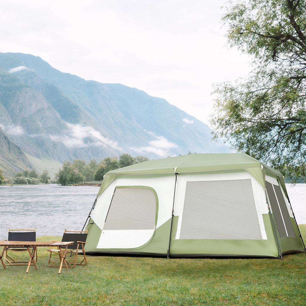 Camping Tent 14 Person 2 Rooms with Carry Bag W18215
