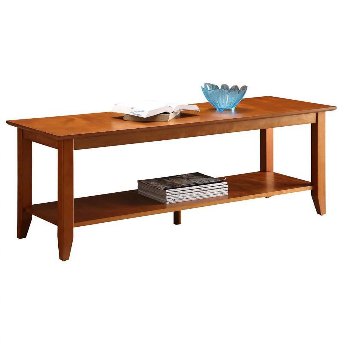 Cherry Coffee Table with Shelf L910