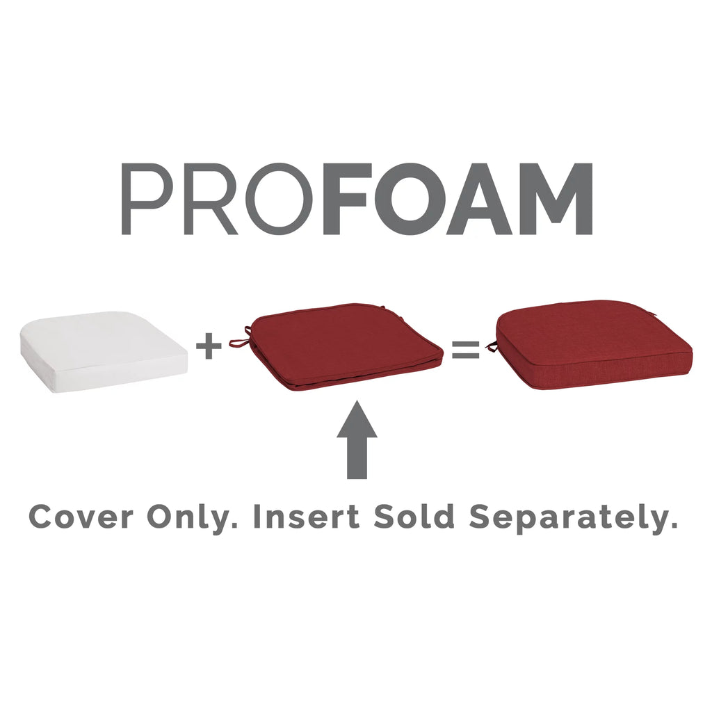 Ruby Red Outdoor Chaise Cushion Cover Y5496