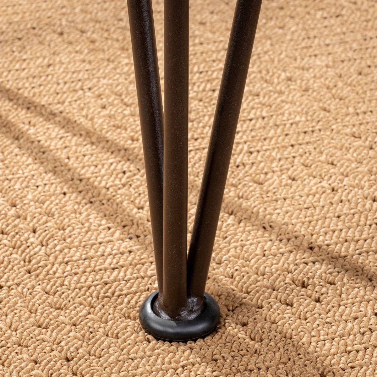 Industrial Iron & Teak Finished Acacia Wood Accent Table P533