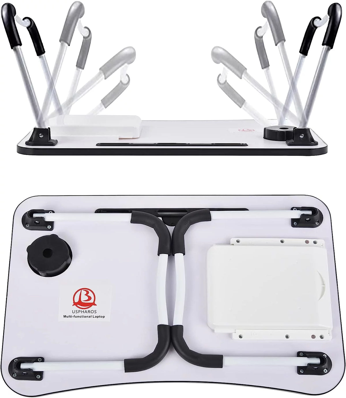 Large Portable Foldable Lap Desk with Cup Holder Z248118