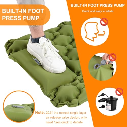 Double Self Inflating Sleeping Pad for 2 Person U2630
