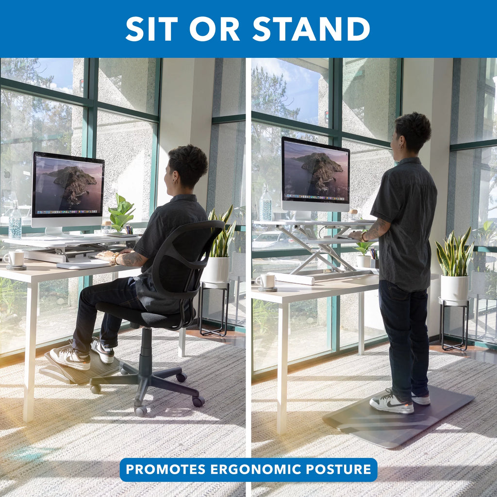 Extra Wide Sit Stand Desk Converter G339472