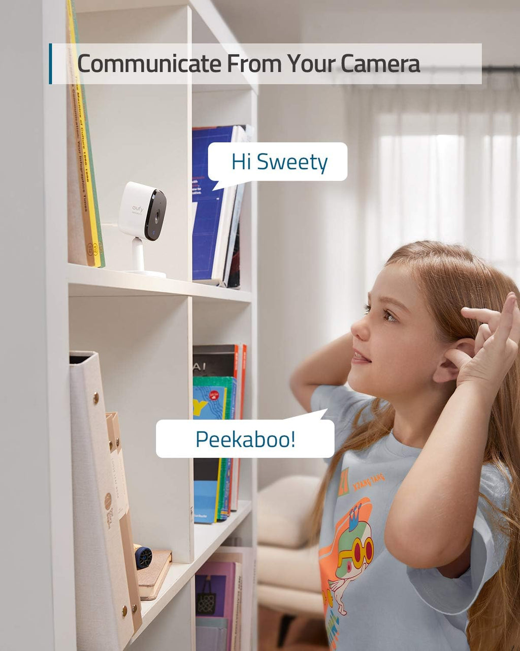 2K Wi-Fi Indoor Camera with Night Vision and Two-Way Audio S4155