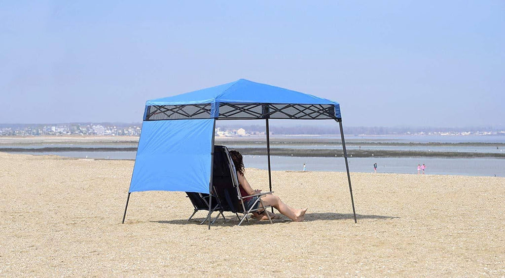 Blue 7 x 7-Foot Backpack Canopy D961004