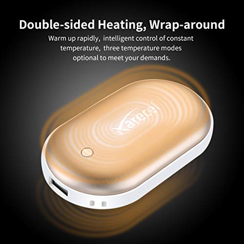 Rechargeable Hand Warmer 5200mAh Double-Sided Electric Hand Warmer Power Bank E9440