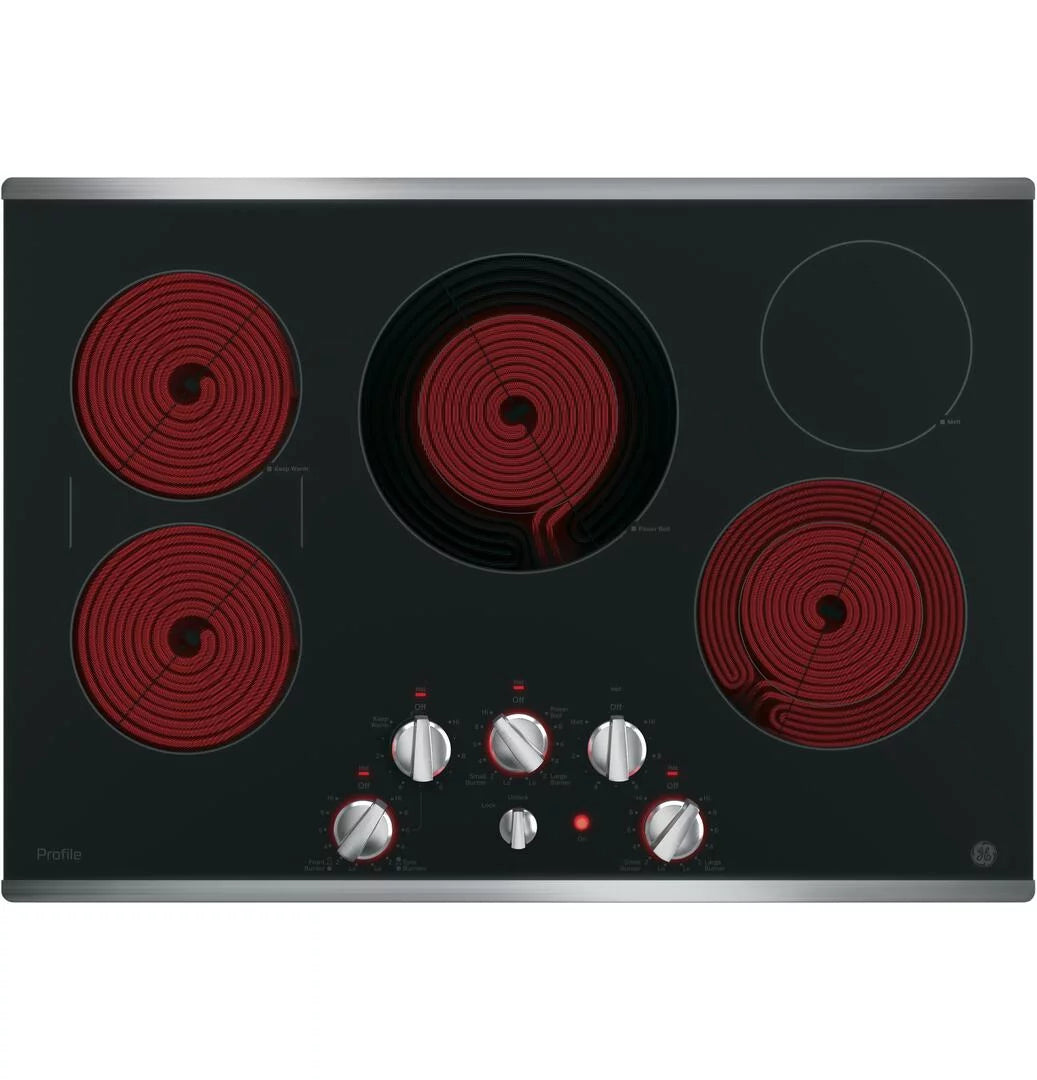 30-inch Built-in Knob Control Electric Cooktop V475