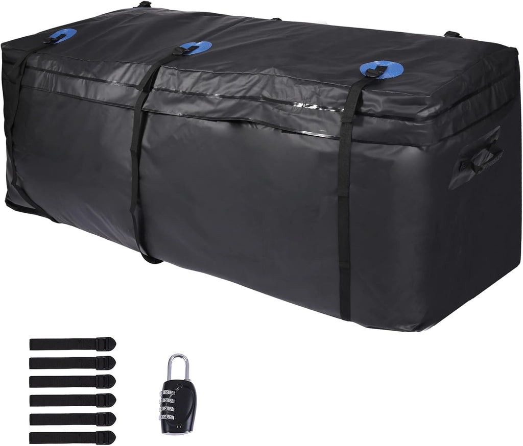 Waterproof 15 Cubic Feet Heavy Duty PVC Hitch Cargo Carrier Bag U157