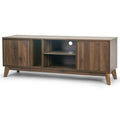 TV Stand with Two Cabinets and Open Shelves A651772
