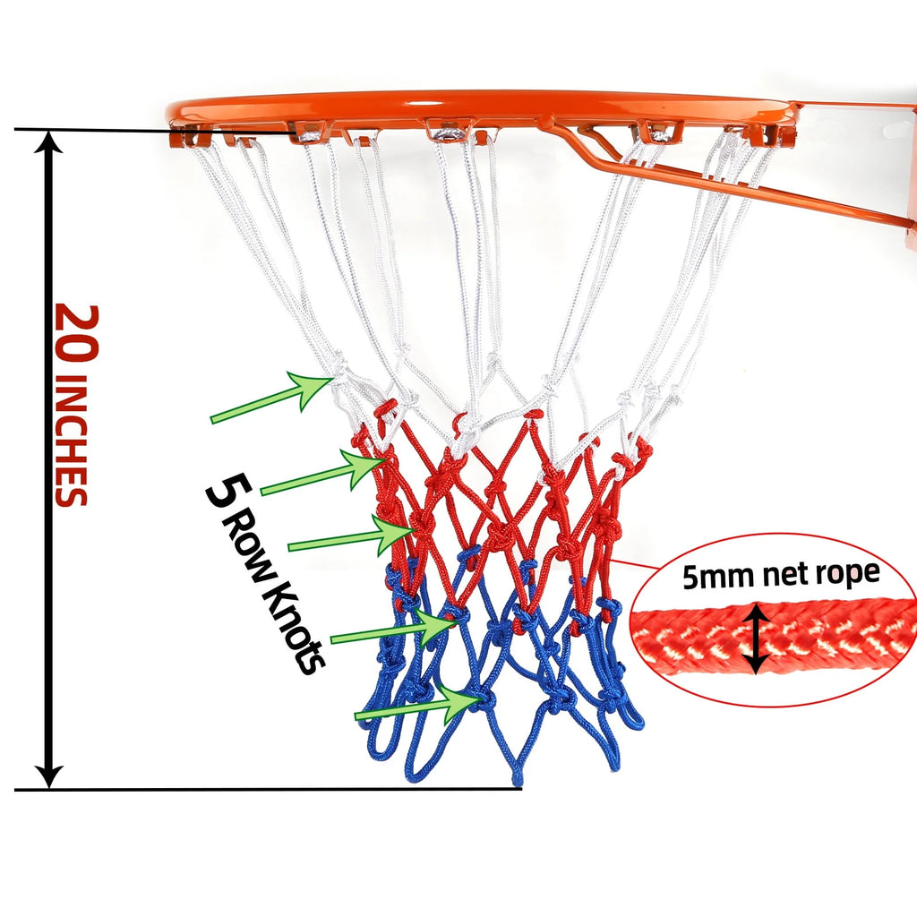 2 Pack Basketball Net Replacement 12 Loops A9823