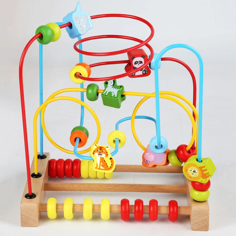 Wooden Beads Roller Montessori Toy U94636