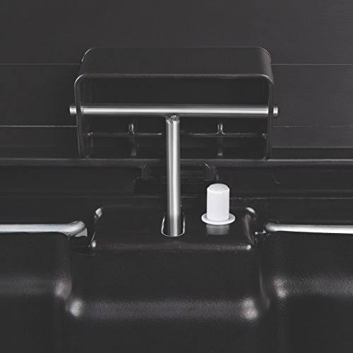 Black 13.2 Gal Plastic Step-On Trash Can E522086