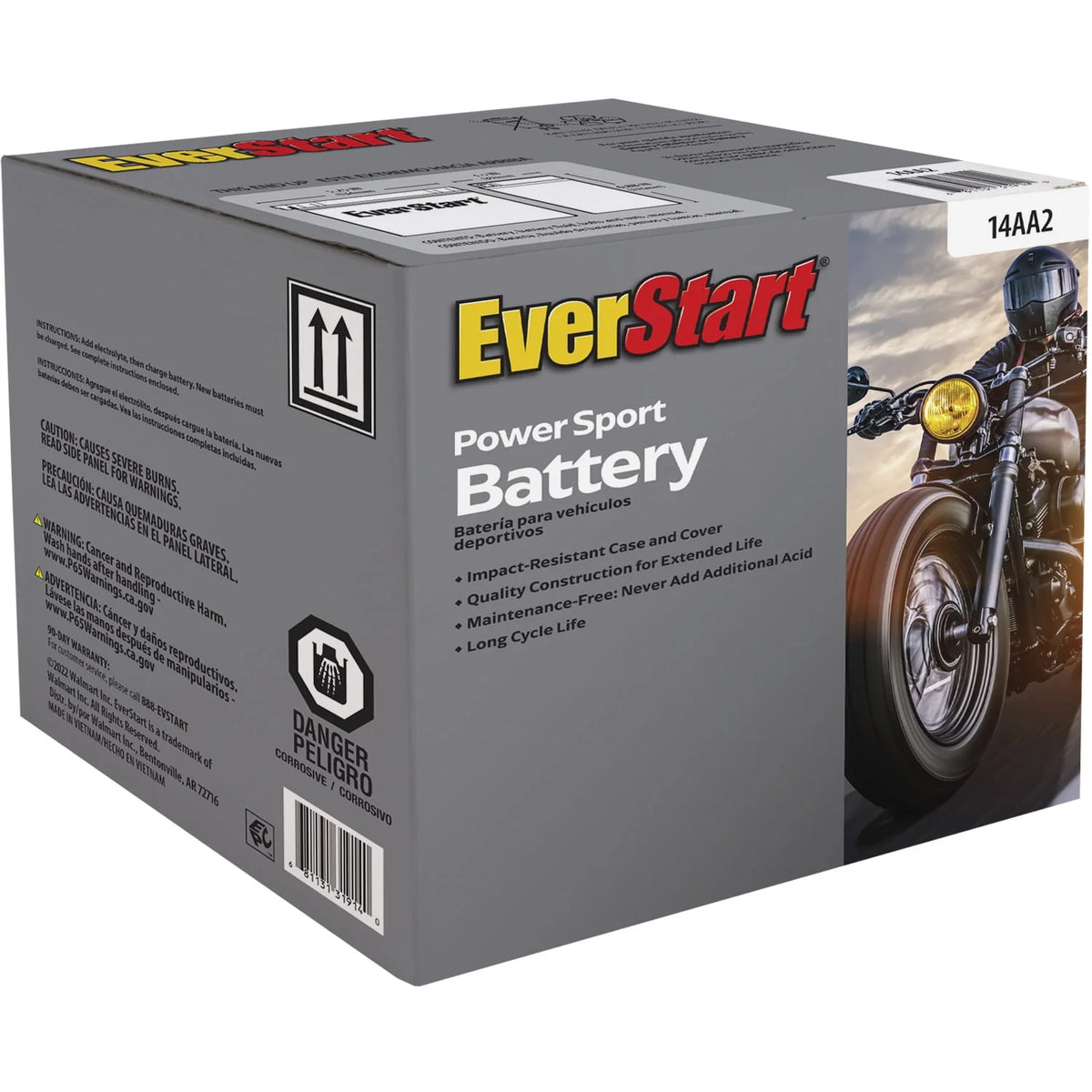 Lead Acid Power Sport Battery 12 Volt 190 CCA P8527