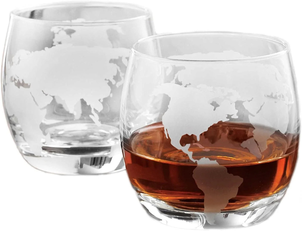 Handmade Whiskey Decanter Set with 2 Glasses and Funnel L231