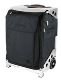 Black Artist Insert Bag with Silver Frame and Utility Pouch M664748