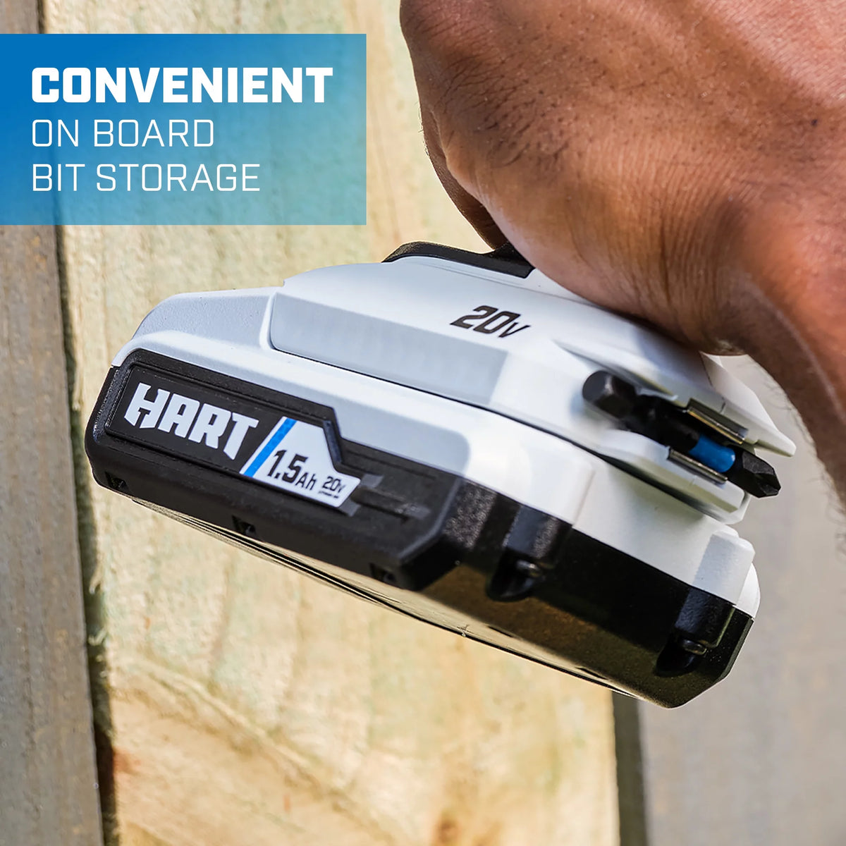 20-Volt Cordless Impact Driver Kit with 1.5Ah Lithium-Ion Batteries W786263