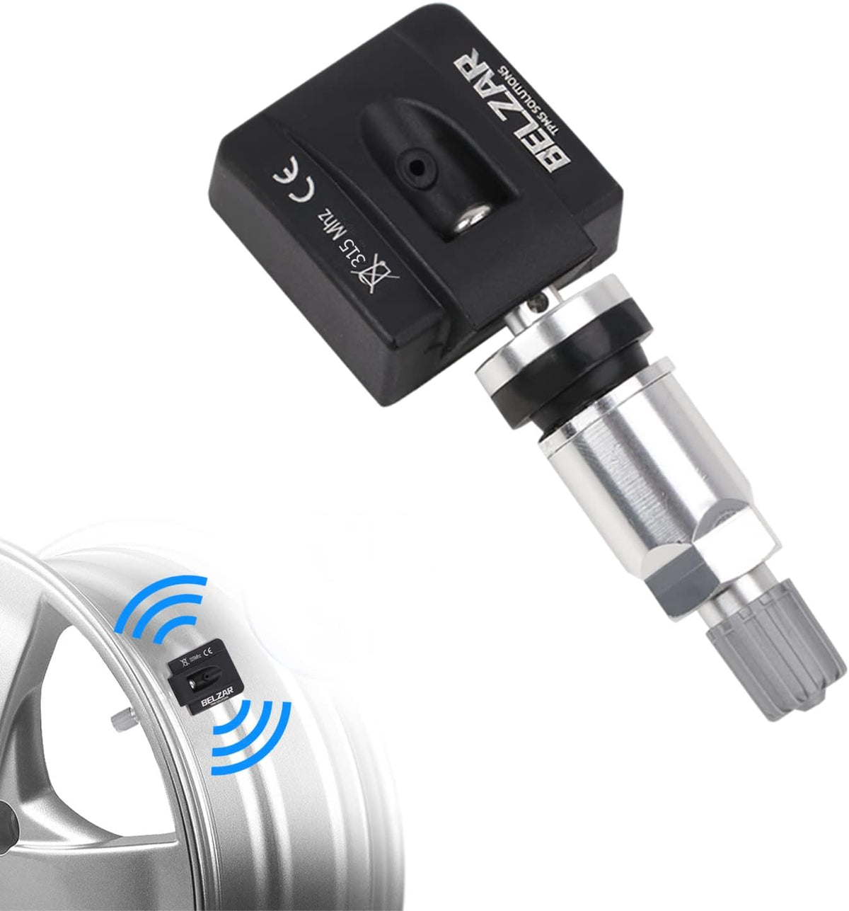 TPMS Preprogrammed 315MHz Tire Pressure Sensors 4 Pack Z97362